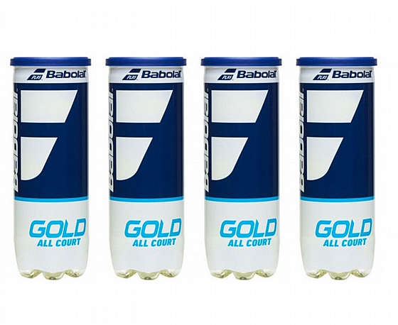 4 ������� ����� ���� ����� Gold All Court X3 Babolat